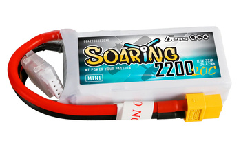 Akumulator LiPo 2200mAh 11,1V 3S1P 20C XT60 Soaring Mini | GEA22003S20X6 GENS ACE