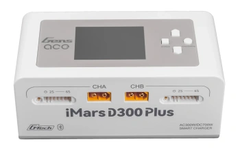 Ładowarka Procesorowa Gens Ace iMars D300 Plus Smart Charger Dual-Channel G-Tech AC/DC 300W/700W Dwukanałowa Biała | GEA300WPLUS-EW