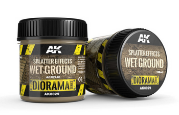 Akrylowa imitacja mokrej ziemi (Splatter Effects Wet Ground) 100ml | AK8029