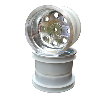 Felgi 1:10 (2szt.) - przód - chrom - 3673 TRAXXAS