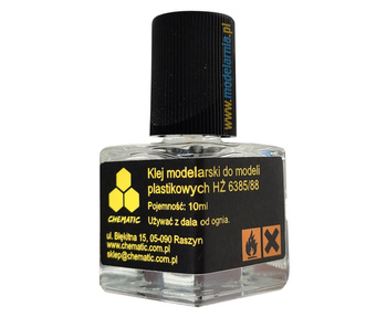 Klej z pędzelkiem do plastiku (10ml) | CHEMATIC