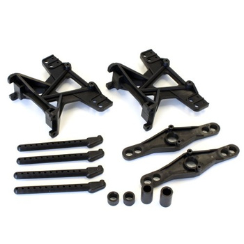 Mocowania amortyzatorów+słupki | Kyosho MT010