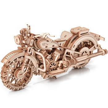 Little Story Drewniane Puzzle Model 3D Motocykl Comanche Motor 20x7x9,4cm | E023