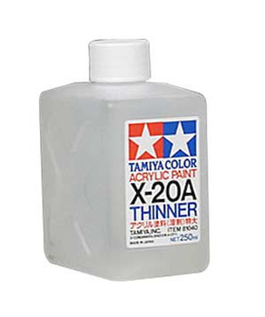 Rozcieńczalnik do farb akrylowych X-20A 250ml | Tamiya 81040