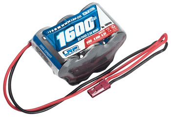 Akumulator NiMH 1600mAh 6V 2/3A XTEC RX JST BEC Kostka | L430600 LRP ELECTRONIC