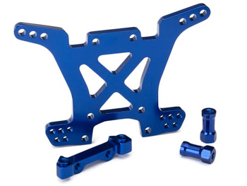 Tylna wieża amortyzatorów - aluminium | 6838X TRAXXAS