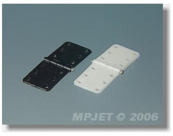 Zawias plastikowy - mały (ze szpilką) 28x10,5mm  - mpj2500