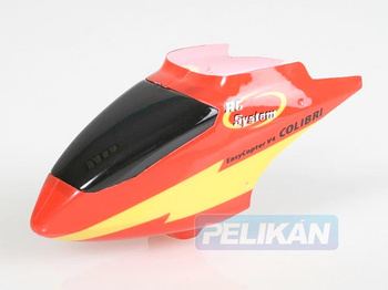 Kabinka czerwona Easycopter V4 Colibri - RC3910-17 - RC System