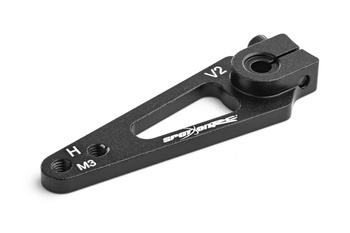 Orczyk Serwa Aluminiowy Hitec 24T 38mm 1,5" M3 Czarny | 2DH0003 SPOTONRC
