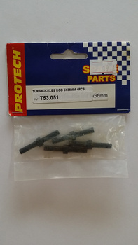 Śruby rzymskie M5x36mm 4szt. | PROTECH T53.051