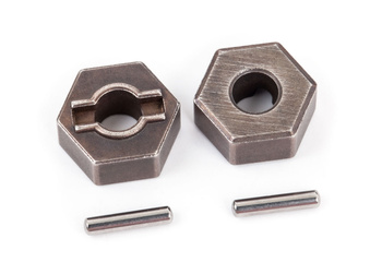 Hex 12mm Stalowe Piasty Sześciokątne z Pinami 2szt. | 1654R TRAXXAS