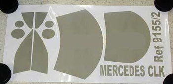 Naklejki (szyby) do Mercedesa CLK-GTR - FG 9155/02
