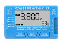 Miernik CellMeter 8 Tester Napięcia Serw ESC Li-Po Li-Ion Li-Fe NiMH NiCd | L150