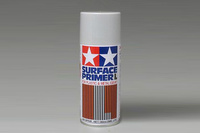SZARY podkład do plastiku i metalu 180ml Spray | Tamiya 87042