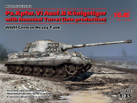 Pz.Kpfw.VI Ausf.B Konigstiger with Henschel Turret (100% new molds) 1:35 | ICM 35363