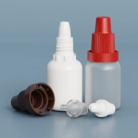 Butelka z nakrętką i zakraplaczem PE-10ml