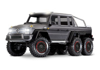 Traxxas TRX-6 Mercedes-Benz G 63 AMG 6X6 1:10 Srebrny Model RC Samochód Zdalnie Sterowany | 88296-4-SLVR