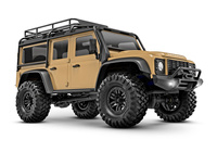 Traxxas TRX-4M Land Rover Defender 1/18 4x4 Crawler RC Piaskowy Samochód Terenowy Zdalnie Sterowany | 97054-1-TAN
