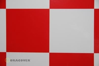 Folia ORACOVER Kratka 105mm Biało-czerwona - 691-010-023