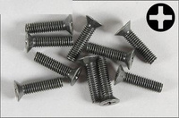 Śruby M4x8mm 10szt. (stożkowa główka, gwiazdka) - FG 6718/8