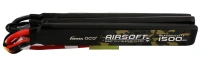 Akumulator LiPo 1500mAh 11,1V 25C 3S1P Mini Tamiya Nunchuck 3X Airsoft Gun | GEA15003S25T3 GENS ACE