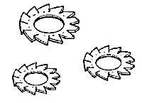 Podkładka koronkowa fi=4,3 - MPJ0713