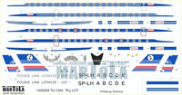 Kalkomania Tu-134A PLL LOT | Martola 144D004