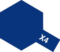 Farba akrylowa - X-4 BLUE - 81504 Tamiya