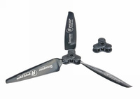 Śmigło 9x5" 3-ŁOPATOWE DZIELONE LEWE - Graupner Radius