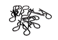 Spinki karoserii (12szt.) czarne | 3934A TRAXXAS