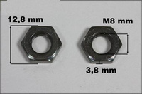 Nakrętki M8 - prawe (2szt.) | 4472/03 FG