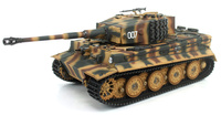 German Tiger 1 Late RTR 2,4Ghz 1/24 Czołg Zdalnie Sterowany Heng Long IR Dźwięk Painted Camo | 3841-11-L-C TAIGEN