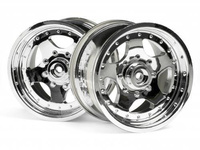 Felgi AR-5WHEEL CHROME (83x56mm/2pcs) | HPI 82001