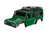 Karoseria Traxxas TRX-4 Land Rover Defender Clipless Green Body Zielona 1/10 | 8050-GRN