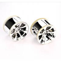 Felgi hex22mm chromowane | Thunder Tiger PD7239