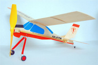 PZL 104 WILGA samolot z napędem gumowym