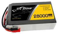 Akumulator LiPo 28000mAh 22,2V 25C 6S1P AS150+XT150 | TAA28K6S25ASX TATTU