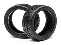 Opony z wkładkami 1/10 Spec-Grip Tire 26mm K Compound (2szt.) | 113717 HPI