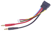 Kabel Ładowania Traxxas iD z Balanserem LiPo 3S Przewód Do Ładowarki Złącze Bananowe Gold 4mm