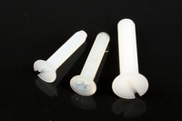 Śruba plastikowa M4x20mm łeb stożkowy