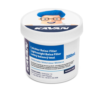 Szpachla do balsy - biała - 200ml | KAVAN