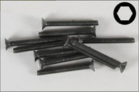 Śruby M4x35mm 10szt. (stożkowa główka, imbus) - FG 6720/35