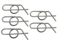 Spinki karoserii (5szt.) srebrne | UR6401 ULTIMATE