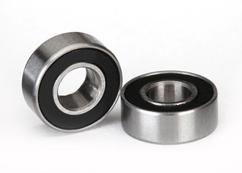 Łożyska Kulkowe 5x11x4mm 2szt. Czarna Gumowa Uszczelka 2RS | 5116A TRAXXAS