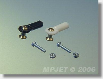 Snap kulowy typu V1, średnica 4mm, długi, M2/1,6 (2szt.) | 2404 Mp Jet