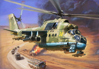 Soviet Attack Helicopter MI-24P 1:72 | Zvezda 7315