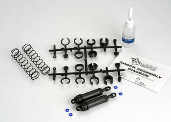 Amortyzatory Olejowe Tylne XX-Long Black Ultra Shocks with Springs 1/10 2szt. | 3762 TRAXXAS