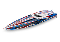 Spartan SR Motorówka Łódź Zdalnie Sterowana Czerwona | 103076-4 TRAXXAS