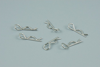 Spinki karoserii (6szt.) srebrne | 701041 BSD