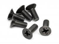 FLAT HEAD SCREW M3x8mm (6pcs)-HPI Z526